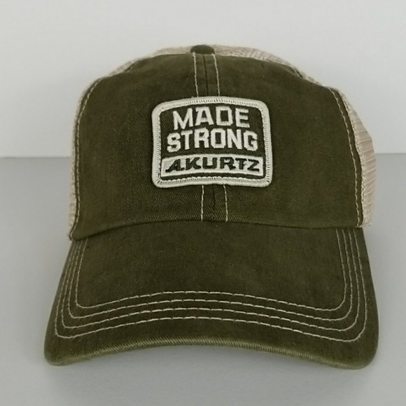 A. KURTZ "Made Strong" Trucker Baseball Cap OSFA - Picture 2 of 14